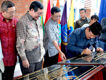 Foto-foto Peresmian Gedung Babel I - IV Kampus Terpadu UBB Balunijuk