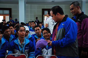 Foto-foto acara pelepasan peserta KKN UBB 2011 di Bangka Tengah