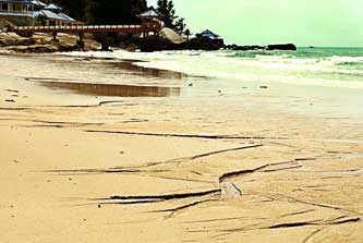 Pantai Tanjung Pesona Kabupaten Bangka