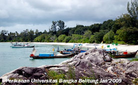 Foto Wisata Laut di Pantai Tanjung Kemirai dan Pantai Tanjung Kerasak Kabupaten Bangka Selatan