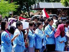 Foto Aksi Mahasiswa UBB Pada Peringatan Sumpah Pemuda (Bag. II)