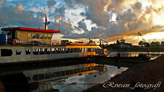 Foto Fotografi Pagi Hari di Pelabuhan Ketapang Pangkalbalam, Pangkalpinang, Bangka Belitung