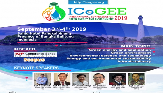 International Conference On Green Energy And Environment 2019