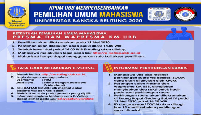 Pemilihan Umum Mahasiswa Universitas Bangka Belitung 2020