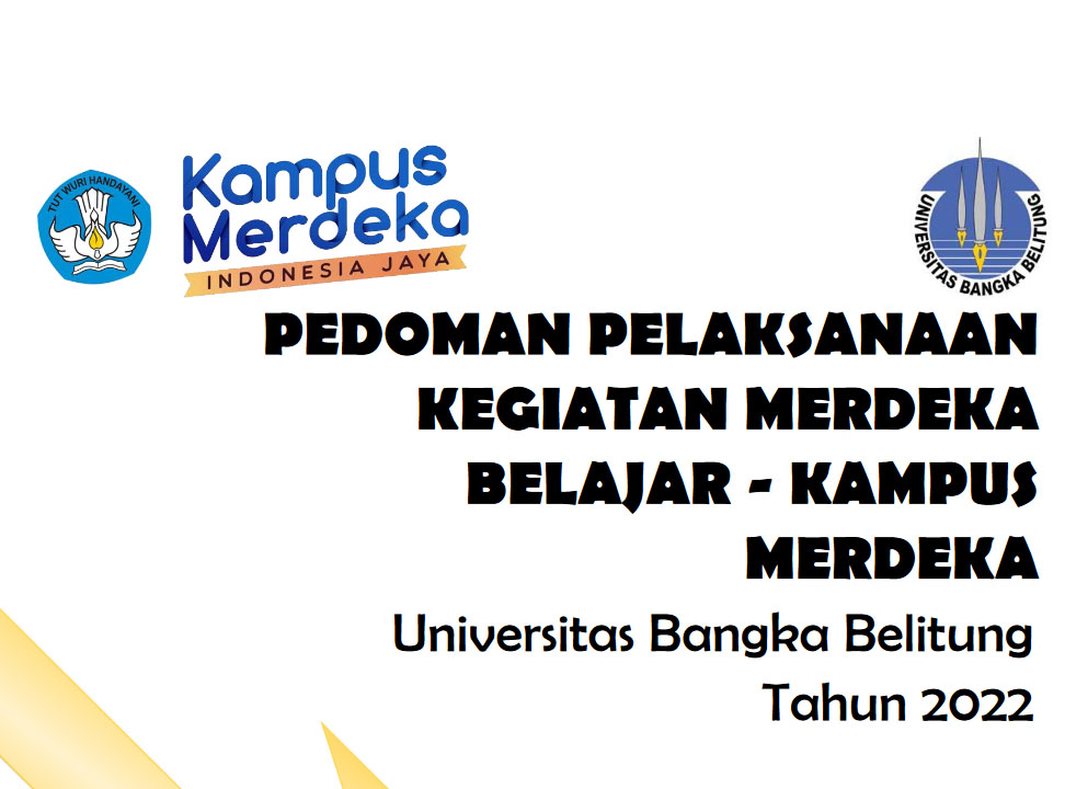 Banner Link Revisi Buku Pedoman Pelaksanaan Kegiatan MBKM UBB 2022
