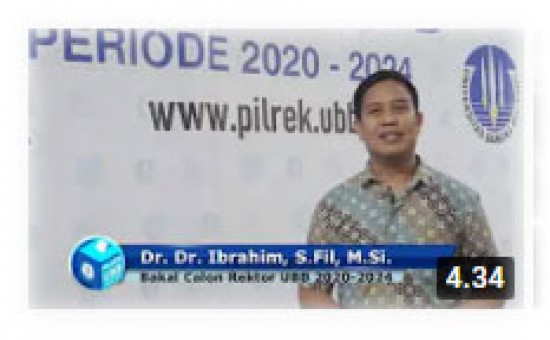Video Dr Dr Ibrahim, S Fil, M Si