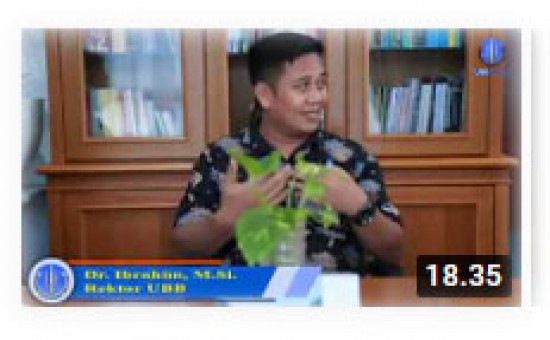 Video Rektor UBB Menyapa di Perkuliahan Semester Gasal 2020/2021