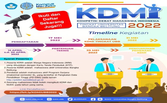 Kompetisi debat Mahasiswa Indonesia 2022